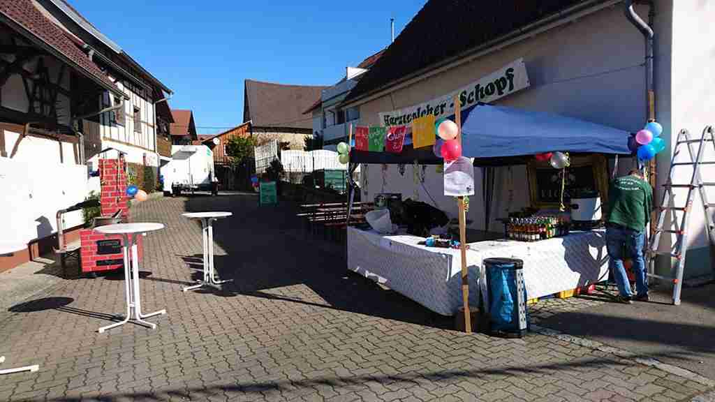 Aufbau Schopf Rümmingen 2017